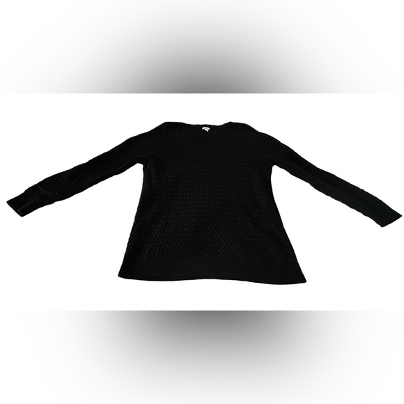 L.L. Bean Tops - LL BEAN   100% cotton black women sweater size 1x